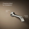 Components® Wall-mount bathroom sink faucet spout with Ribbon design, 1.2 gpm