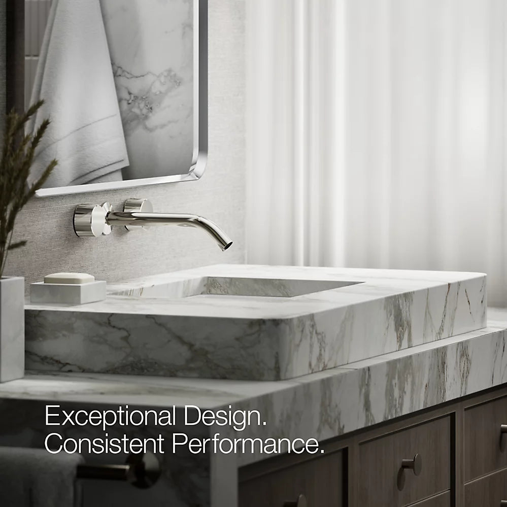 Components® Wall-mount bathroom sink faucet Oyl handle trim