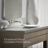 Riff® Wall-mount bathroom sink faucet trim, 1.2 gpm