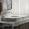 Occasion® Wall-mount bathroom sink faucet Cross handle trim, 1.2 gpm