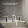 Purist® Widespread bathroom sink faucet with Lever handles, 1.2 gpm