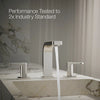 Parallel® Widespread bathroom sink faucet, 1.0 gpm