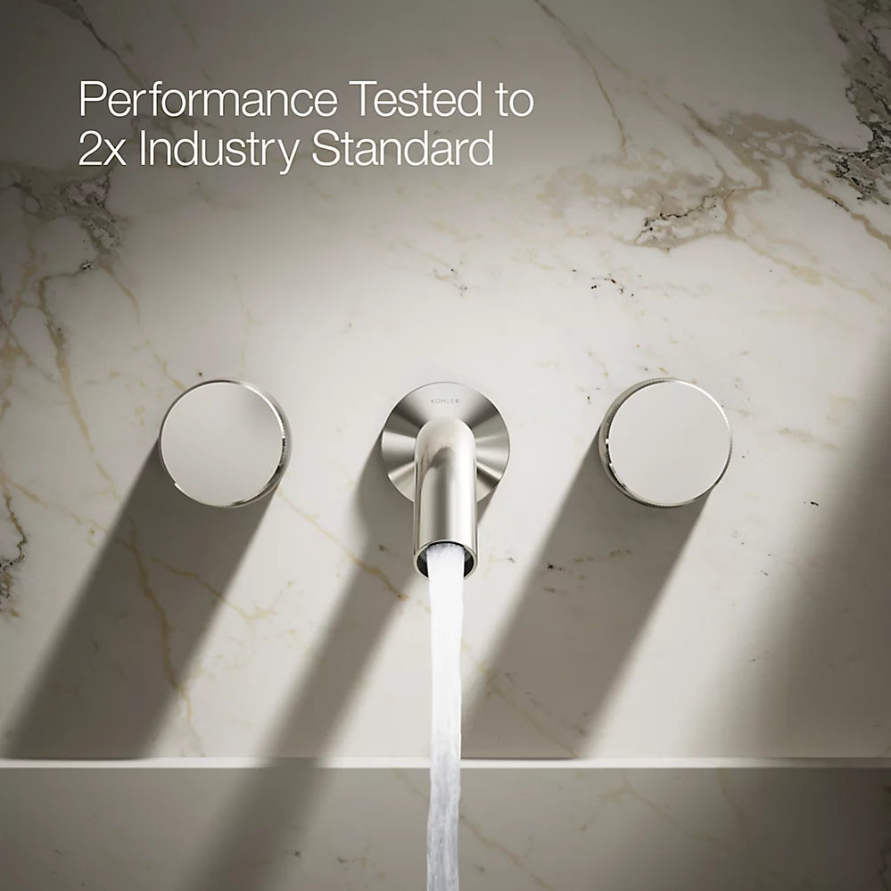 Components® Wall-mount bathroom sink faucet Oyl handle trim