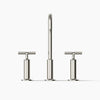 Purist® Widespread bathroom sink faucet with Cross handles, 1.2 gpm