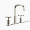 Purist® Widespread bathroom sink faucet with Cross handles, 1.2 gpm