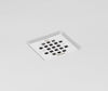 B3Square 7236 Acrylic Alcove Shower Base in White with Center Drain