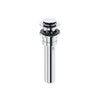Perrin & Rowe Lavatory Push Drain With Overflow
