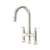 Perrin & Rowe Southbank Pull-Down Bridge Kitchen Faucet