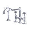 ROHL Acqui Bridge Kitchen Faucet With Side Spray