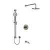 Riobel Edge Shower Kit 1345 Trim (Cross Handle)
