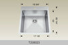 Bosco Builder Series Kitchen Sinks 19 3/4 x 20