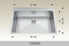 Bosco Builder Series Kitchen Sinks 27 3/4 x 20