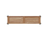 Straight Teak Shower Seat 48 in. in Teak