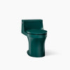 San Souci® One-piece compact elongated toilet with concealed trapway, 1.28 gpf