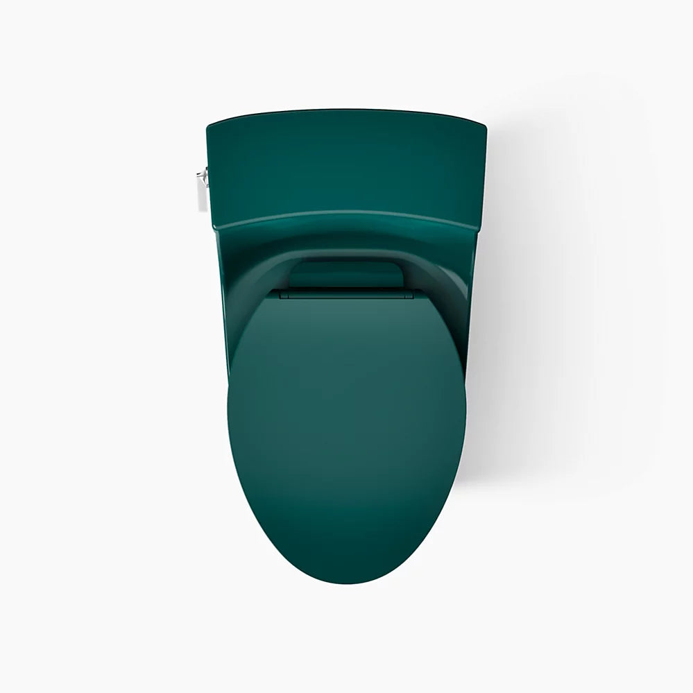 San Souci® One-piece compact elongated toilet with concealed trapway, 1.28 gpf