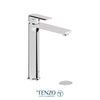 Tenzo Tall single hole lavatory faucet with Non-Overflow Drain, Delano – DE12H-W-XX