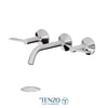 Tenzo Wall mount lavatory faucet with Non-Overflow Drain – PAL16-W-XX