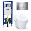 TOTO AP WASHLET and Geberit wall-hung toilet complete kit TG-AP-S2-24-115883KH1