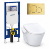 TOTO AP WASHLET and Geberit wall-hung toilet complete kit TG-AP-S2-26-115770DT5