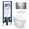 TOTO AP WASHLET and Geberit wall-hung toilet complete kit TG-AP-S7-24-115882KH1