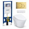 TOTO AP WASHLET and Geberit wall-hung toilet complete kit TG-AP-S7-26-115770DT5