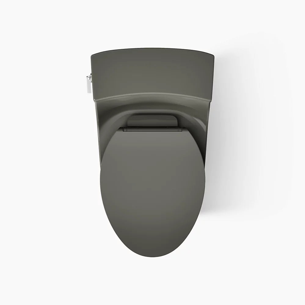 San Souci® One-piece compact elongated toilet with concealed trapway, 1.28 gpf