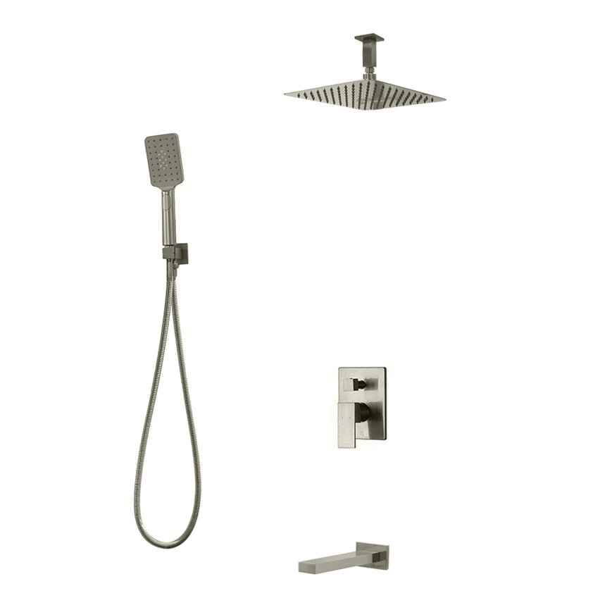 Three Way Pressure Balanced Shower System F54123-W12bz - Golzar Home