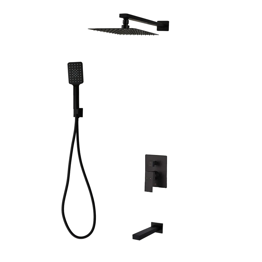 Three Way Pressure Balanced Shower System F54123-W12bz - Golzar Home