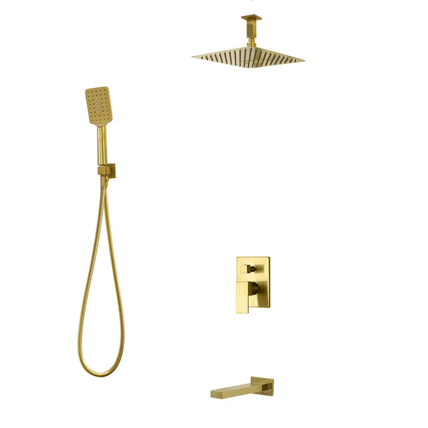 Three Way Pressure Balanced Shower System F54123-W12bz - Golzar Home