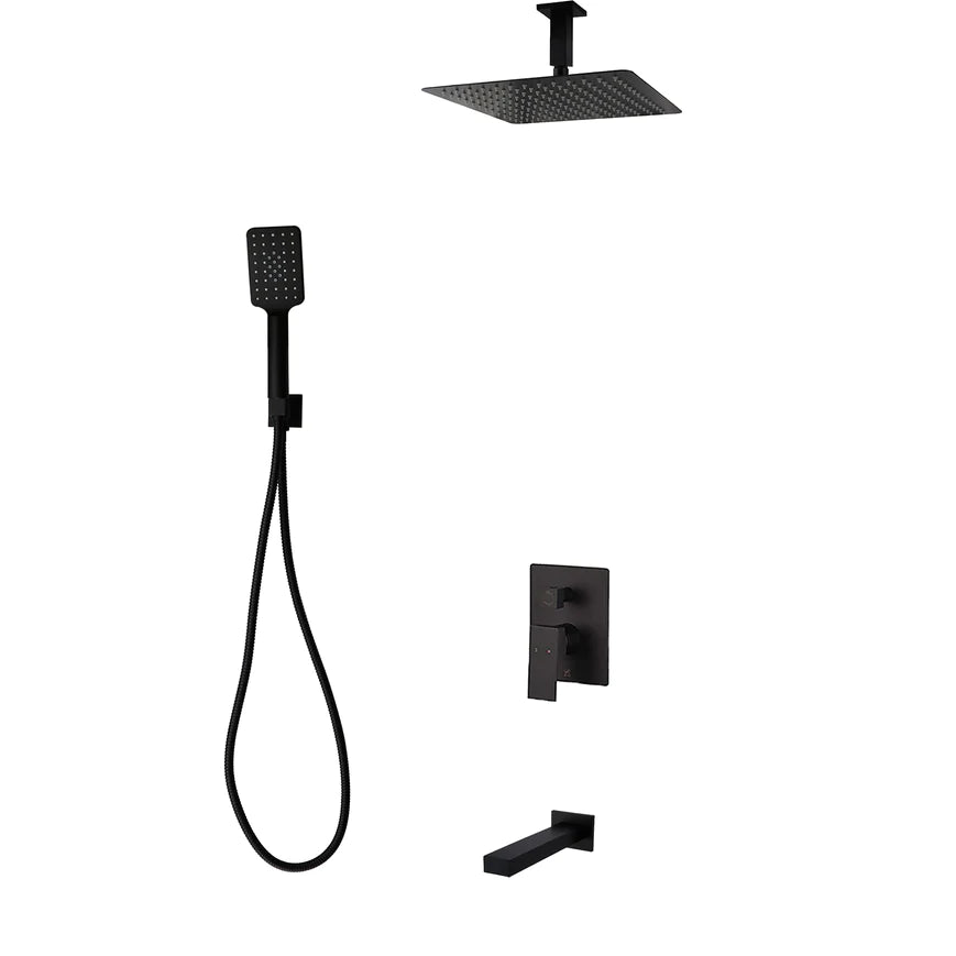 Three Way Pressure Balanced Shower System F54123-W12bz - Golzar Home