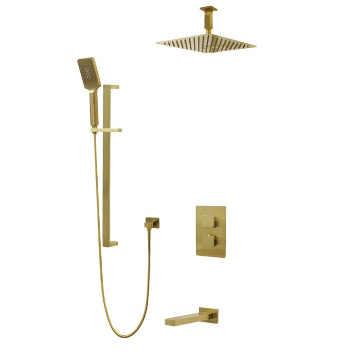 Three Way Thermostatic Shower System F57123 - FM16ATS - Golzar Home