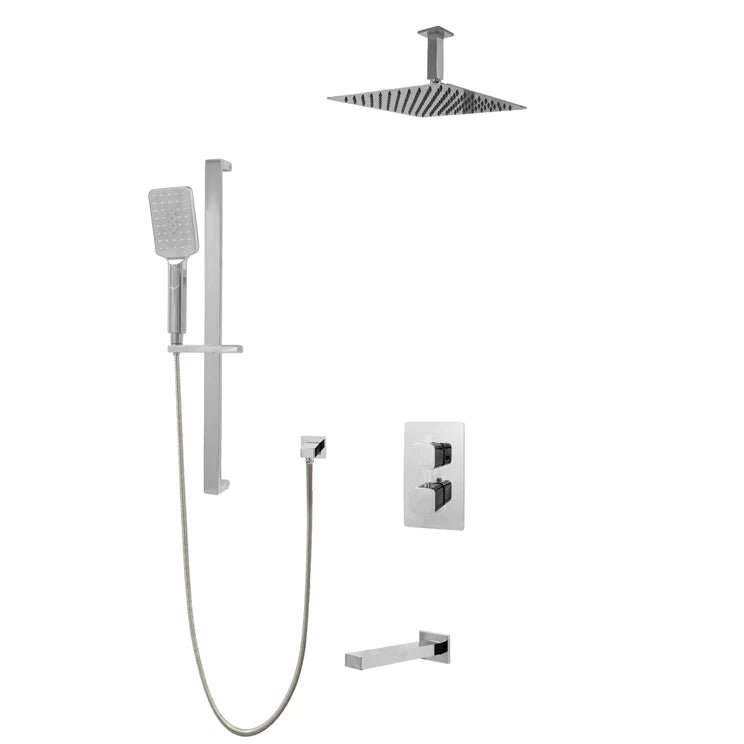 Three Way Thermostatic Shower System F57123 - FM16ATS - Golzar Home