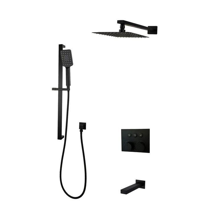 Three Way Thermostatic Shower System F59123 - FM16ATS - Golzar Home