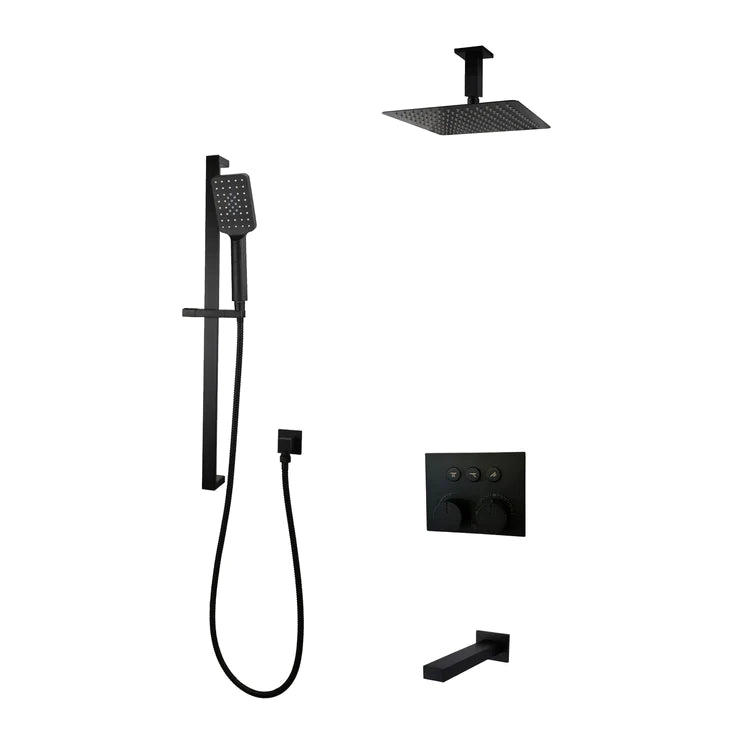 Three Way Thermostatic Shower System F59123 - FM16ATS - Golzar Home