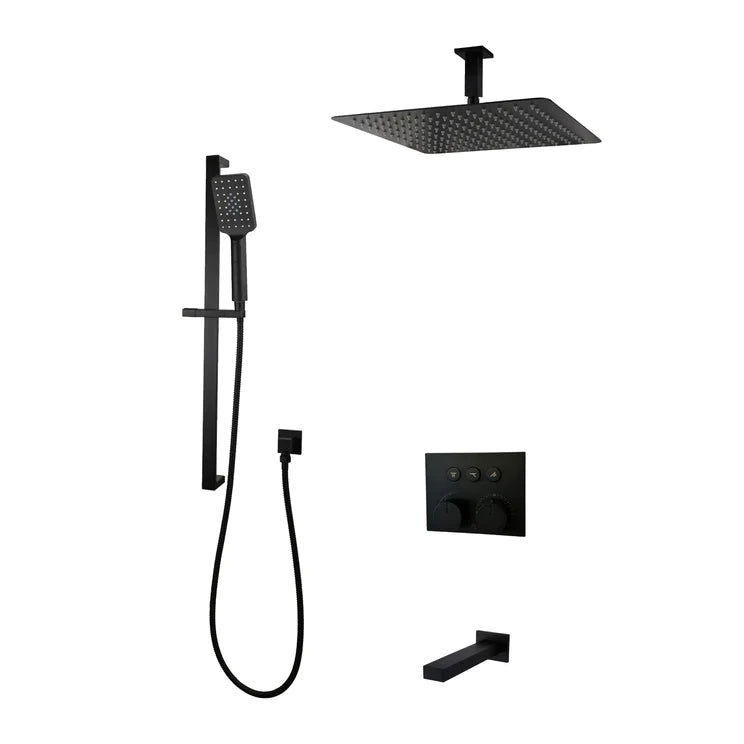 Three Way Thermostatic Shower System F59123 - FM16ATS - Golzar Home