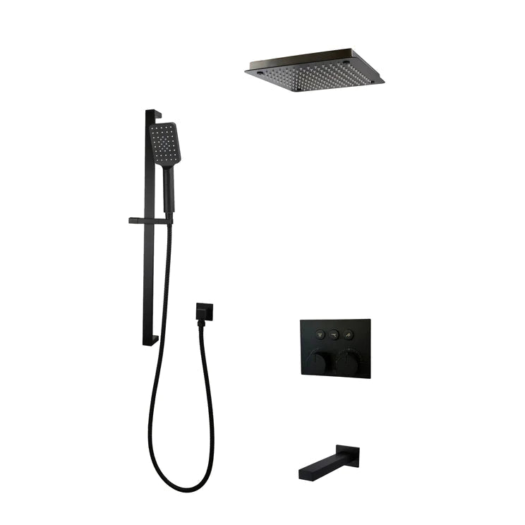 Three Way Thermostatic Shower System F59123 - FM16ATS - Golzar Home