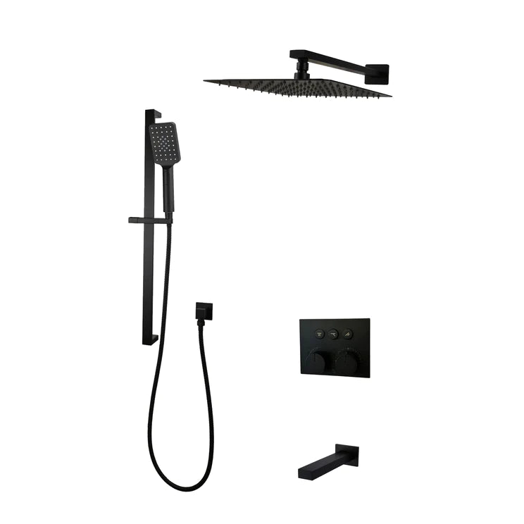 Three Way Thermostatic Shower System F59123 - FM16ATS - Golzar Home