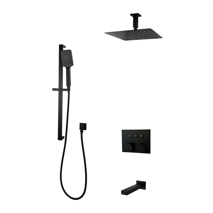 Three Way Thermostatic Shower System F59123 - FM16ATS - Golzar Home