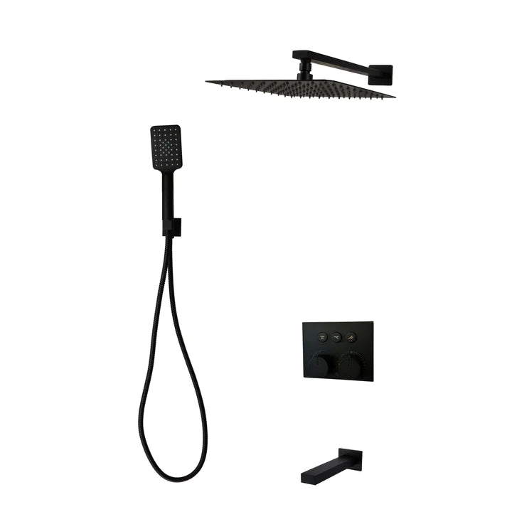 Three Way Thermostatic Shower System F59123-Fm16bts - Golzar Home