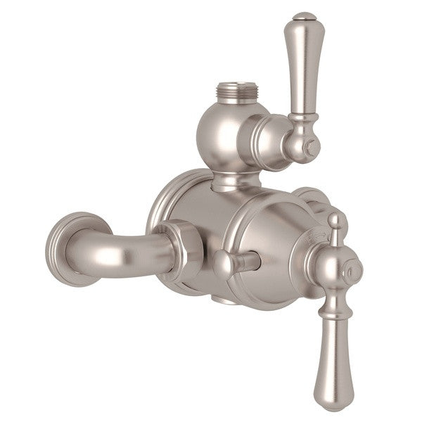 Perrin & Rowe Georgian Era Exposed Thermostatic Valve With Volume & Temperature Control - With Metal Lever Handle.5751LS