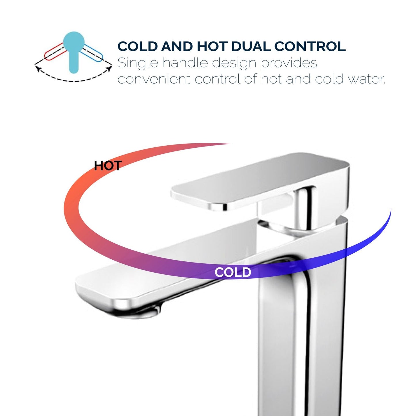 Tofino Single-Hole Bathroom Faucet By Visentin - Golzar Home