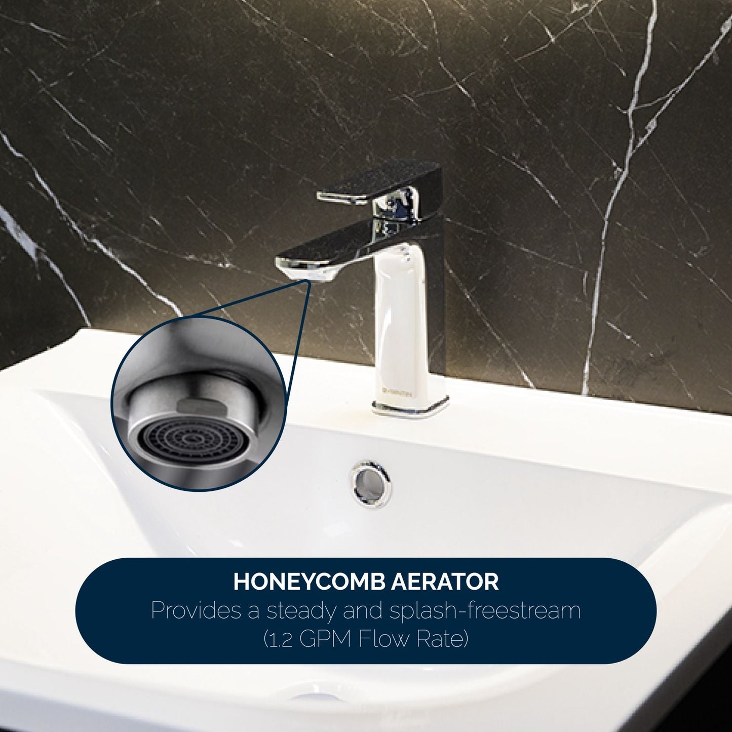 Tofino Single-Hole Bathroom Faucet By Visentin - Golzar Home