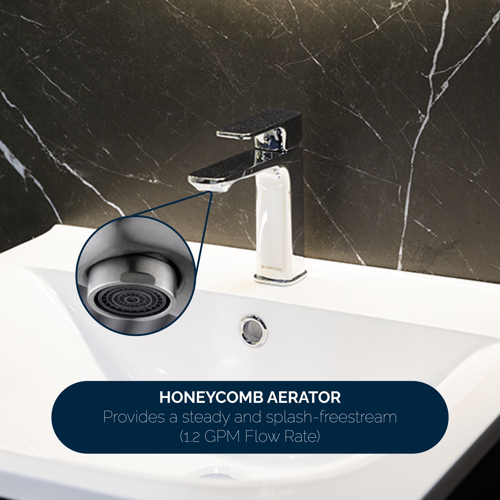 Tofino Single-Hole Bathroom Faucet By Visentin - Golzar Home