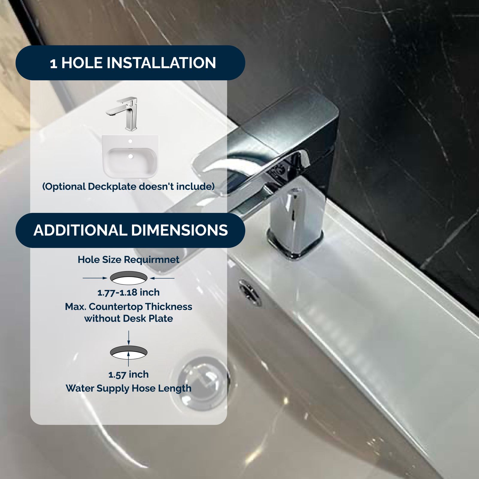 Tofino Single-Hole Bathroom Faucet By Visentin - Golzar Home