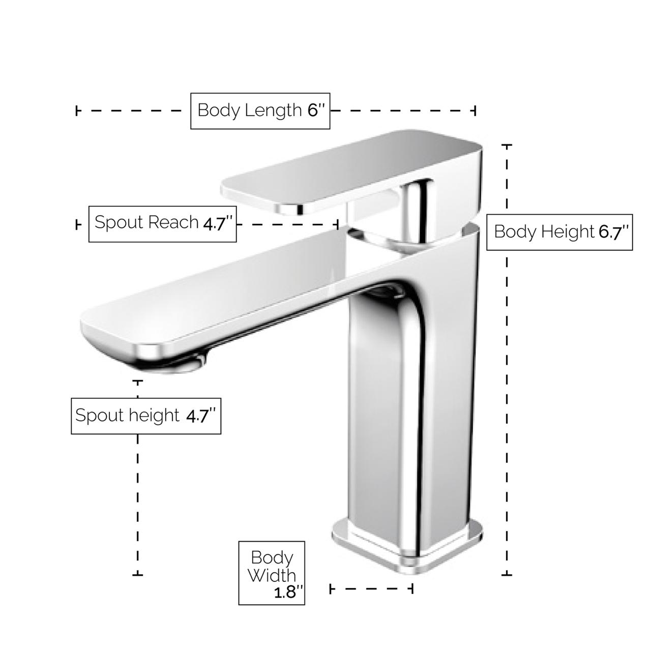 Tofino Single-Hole Bathroom Faucet By Visentin - Golzar Home