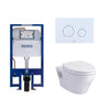 Toto Ep Wall Hung Toilet & In-Wall Tank System 1.28/0.9 Gpf - Golzar Home
