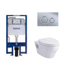 Toto Ep Wall Hung Toilet & In-Wall Tank System 1.28/0.9 Gpf - Golzar Home