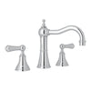 Perrin & Rowe Georgian Era Column Spout Widespread Faucet - With Metal Lever Handle.3723LS-APC