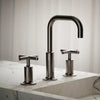 Purist® Widespread bathroom sink faucet with Cross handles, 1.2 gpm