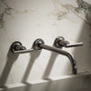 Purist® Wall-mount bathroom sink faucet trim with Lever handles, 1.2 gpm